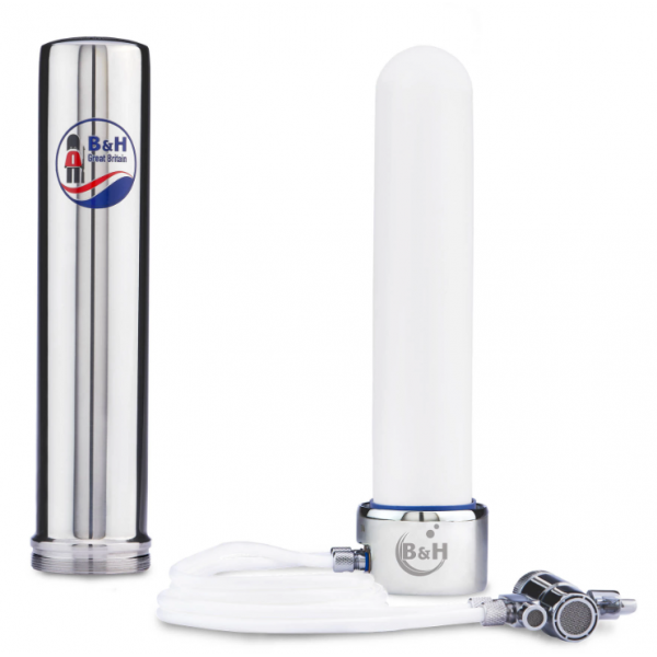 B&H 皇家衛兵 UKSSD-CF122W 不銹鋼雙管濾水器